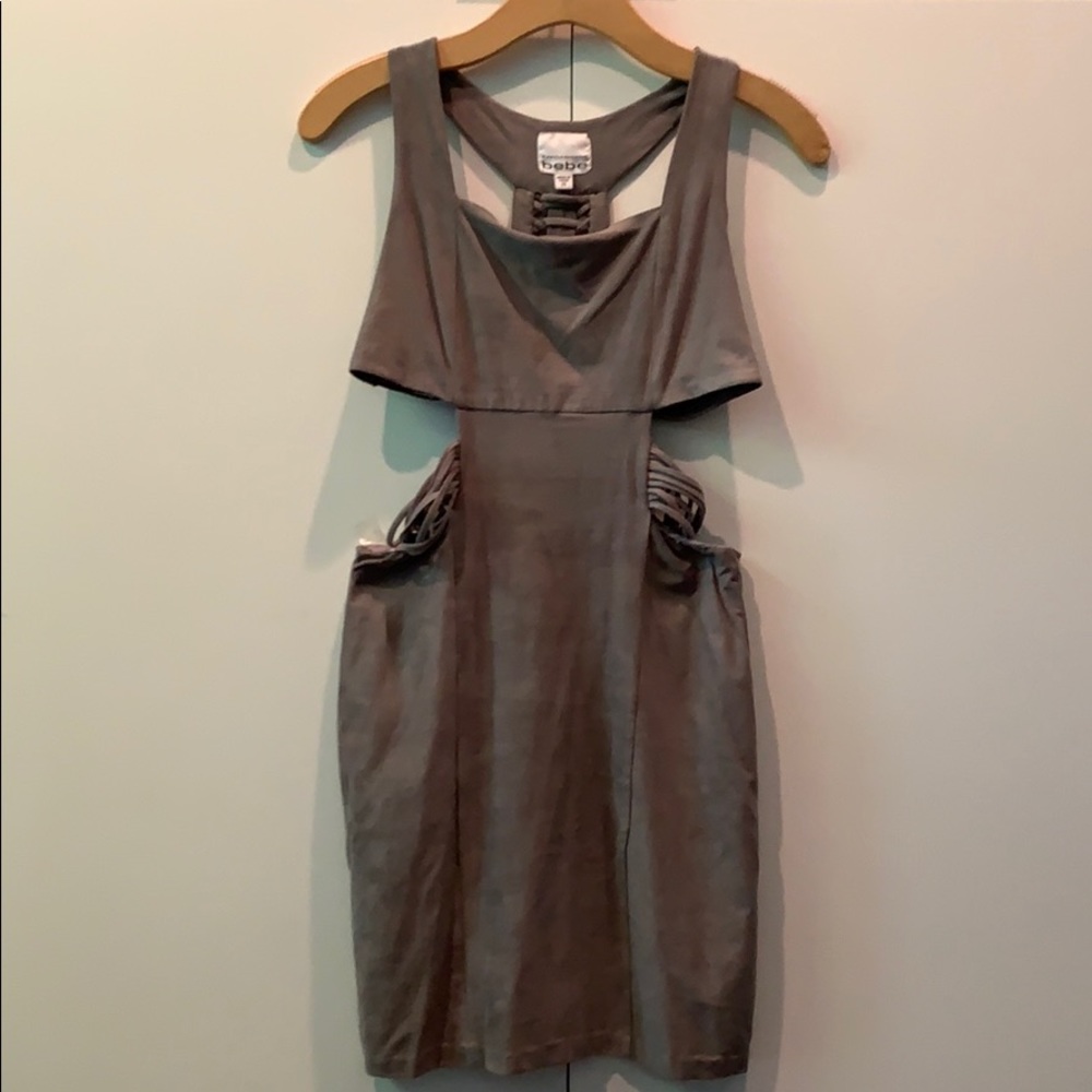 Gray Kardashians BeBe Bodycon